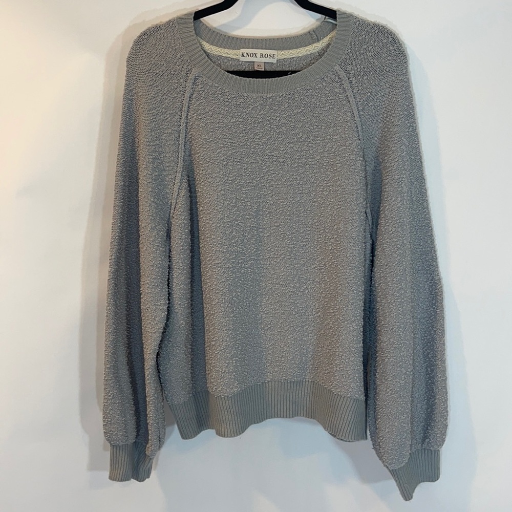 Gray Crew Neck Sweater